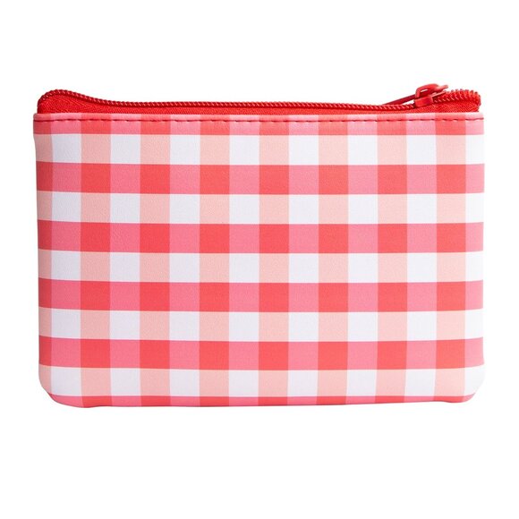 Strawberry Shortcake Cosmetic 3-Piece Zippered Bag Set Red Gingham NEW - Picture 6 of 10